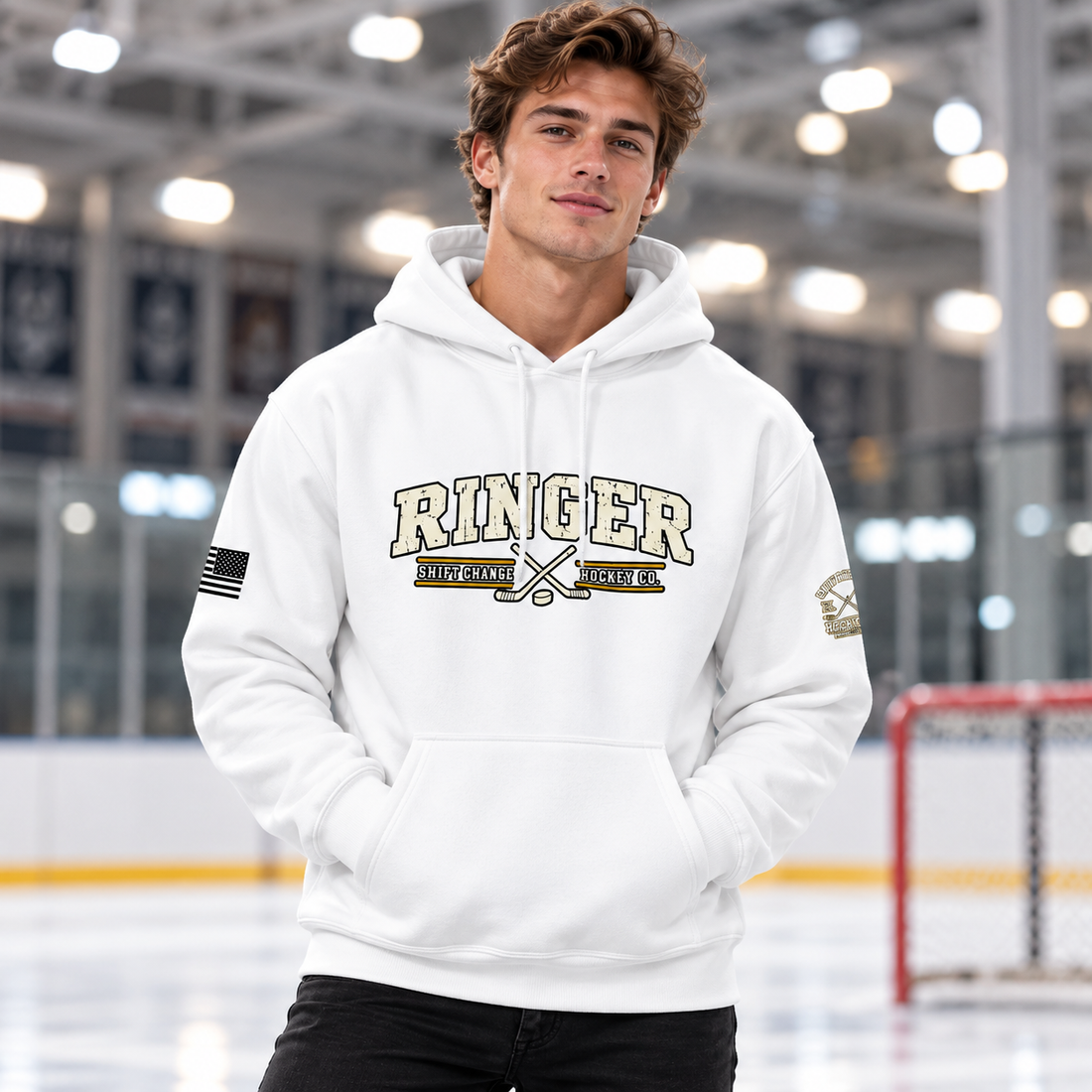 Ringer Unisex Hockey Hoodie