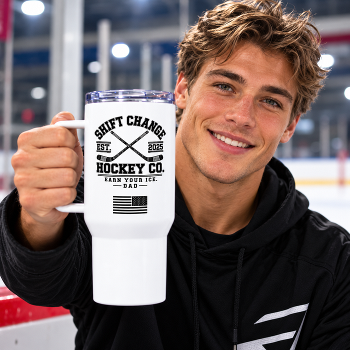 Shift Change Hockey Dad Tumblers